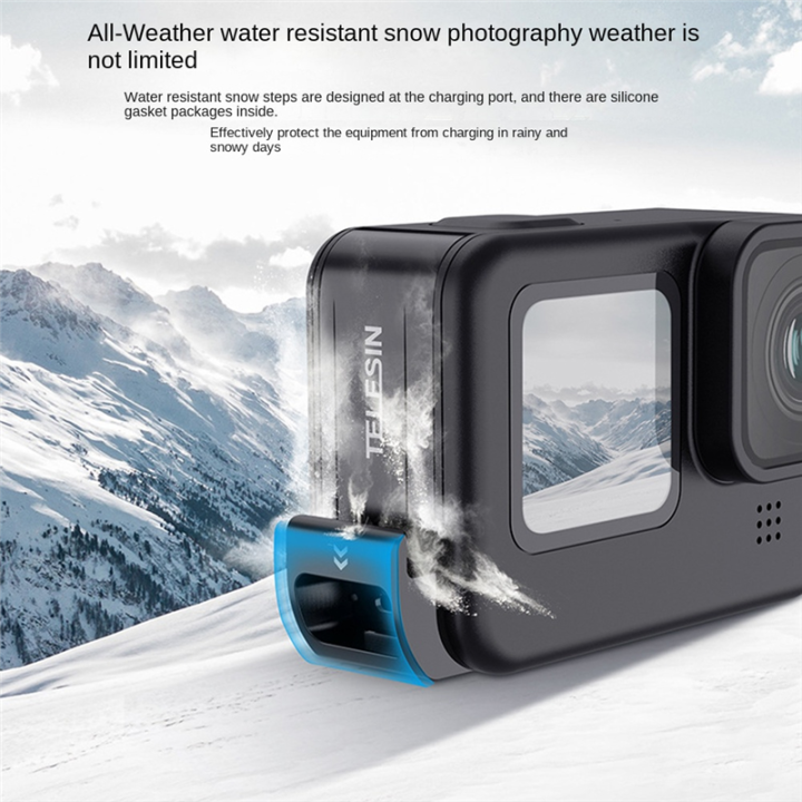 TELESIN%20Battery%20Cover%20Type-C%20Charging%20Cover%20Sports%20Camera%20Accessories%20for%20GoPro%209%2010%2011%20-%20Image%202
