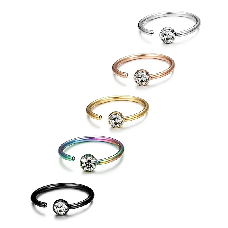 Stainless Steel Nose Ring Hoop Cartilage Septum Costa Rica