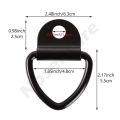 D-ring V-ring Surface Mount Tie Down Anchors Hooks Mount Forged Lashing Ring 1200 lbs Capacity Trailer Cargo Tie Down Anchors. 
