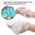 Portable Flower Shape Soap Flakes / Skin Friendly Disinfecting Soap Paper / Disposable Boxed Soap Slice for Travel. 