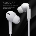 KUULAA In-Ear Earphones with Built-in Microphone Mic 3.5mm Wired Headset for Android phones for Xiaomi Type-C Wired Earsets for Samsung Huawei Lightning for iPhone 15/14/13/12 pro max. 