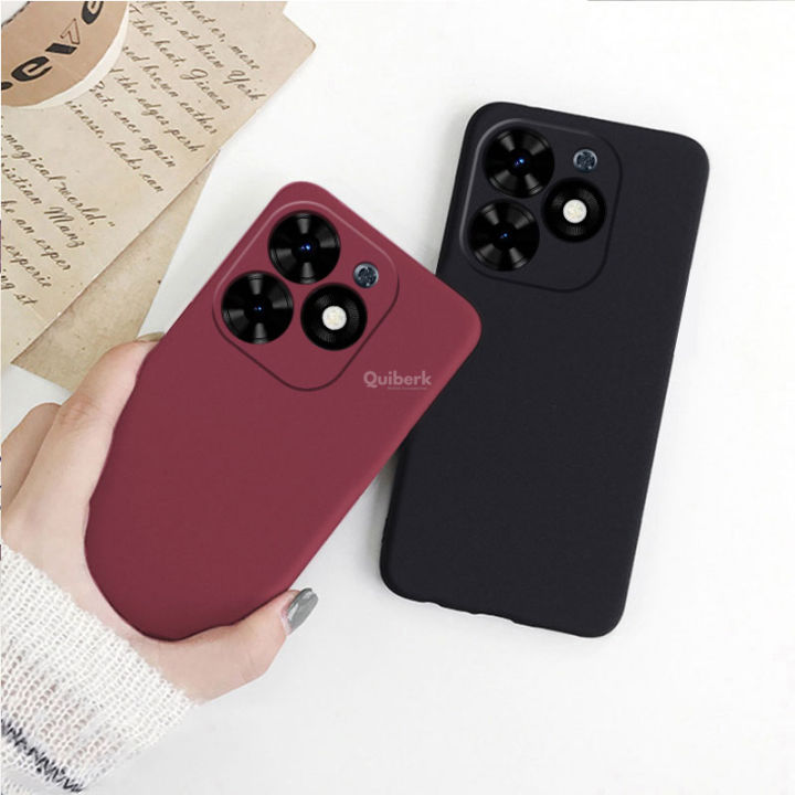 Quiberk%20for%20Infinix%20Smart%208%20Pro%20/%20Smart%208%20Plus%20Shockproof%20Anti-Slip%20Soft%20TPU%20Sandstone%20Matte%20Back%20Case%20Cover%20-%20Image%203