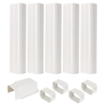 AC Line Cover Kit, Decorative PVC Tubing Cover Kit for Mini Split Air Conditioners and Heat Pumps. 