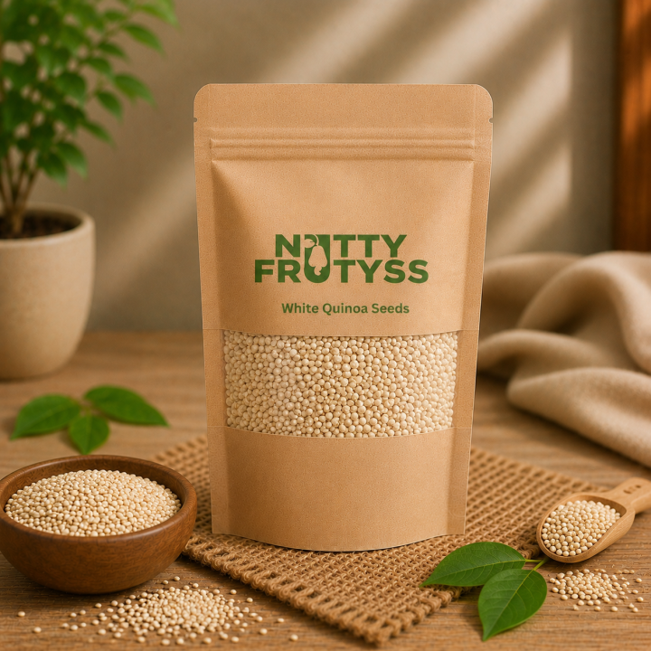 White Quinoa Seeds by Nutty Frutyss 1kg