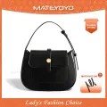 MATEYOYO Women's Bag Shoulder Bag Fashion Handbag Cross-body Bag Messenger Bag Retro Design Large Capacity Adjustable Shoulder Straps PU Leather Zipper Inner Pocket. 