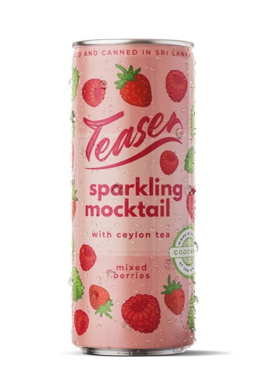 Sparkling Tea Mocktail - Mixed Berries