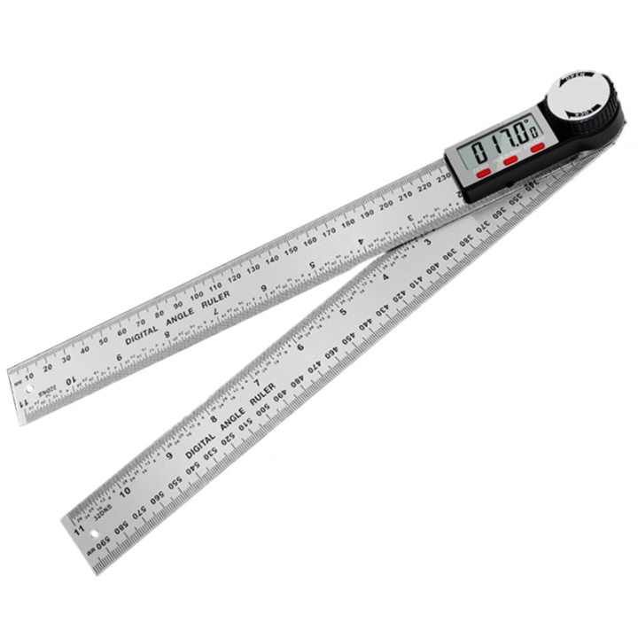General Tools Digital Ruler Nullmul Digital Display Angle Ruler,2-In-1 Precision Ruler & Digital ...