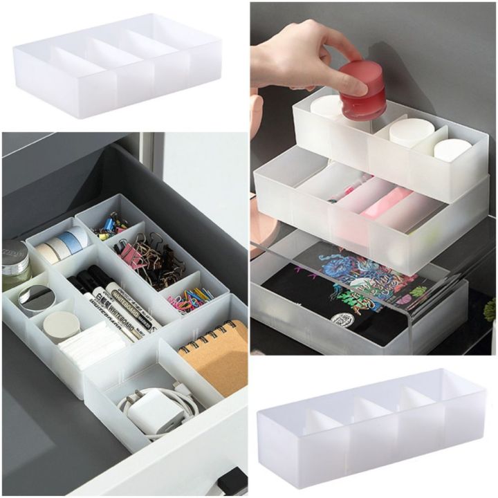 Creative Transparent Drawer Storage Boxes Combinable Detachable ...