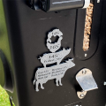 Stainless Steel BBQ Grill Folding Grill Barbecue Replacement Accessories for Home Pocket BBQ Grill Portable Use. 