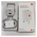 Xiaomi 67W 3Pin USB To Type C Charger, Xiaomi Mi Charger 67W Type C Original Turbo Charge Fast Charging Charger Adepter 67W, Mi 67W PD Charger with Type C Cable, XIAOMI XIAOMIGaN Power Adapter 67W PD Type C. 