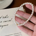 Youbo Shijia Round Pearl Purple Bracelet French Light Luxury Niche Design Exquisite Bracelet Jewelry. 