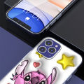 Cute Stitch Case for Apple iPhone 11 16 15 13 14 Pro Max 12 mini X XS 7 8 Plus XR Clear TPU Phone Cover. 