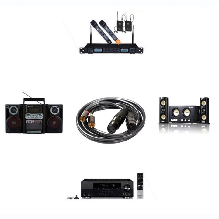 Dual%20Female%20Xlr%20to%20Rca%20Cable,Heavy%20Duty%202%20Xlr%20Female%20to%202%20Rca%20Male%20Patch%20Cable%20Hifi%20Stereo%20Audio%20Connection%20Cable%20Wire%20-%20Image%207