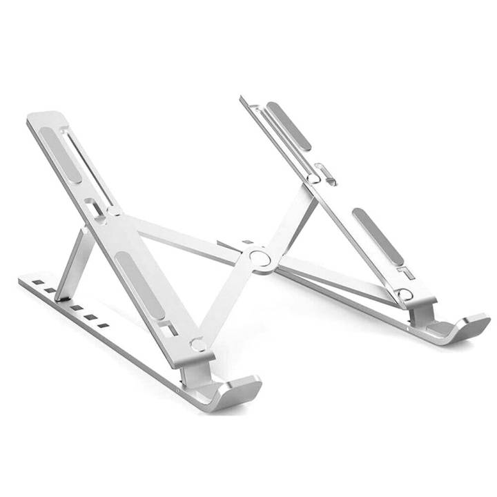 DATA FROG Laptop Stand Aluminum For Desk Adjustable Ergonomic Notebook Holder Bracket Foldable Portable Mount For Laptops