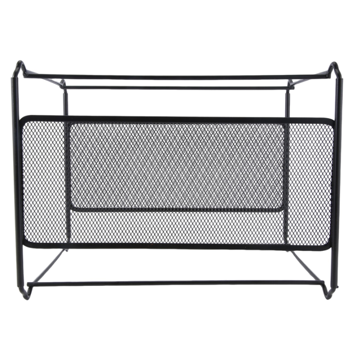 A4 Mesh Metal File Organizer Box Hanging File Folder Box Desk Storage ...