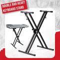 Keyboard Stand - Portable/Double Bar /Solid /Heavy Duty (Piano Stand) For YAMAHA,CASIO,ANY. 