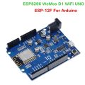 ESP-12E WeMos D1 UNO R3 CH340 CH340G WiFi Development Board Based ESP8266 Shield Smart Electronic PCB For Arduino Compatible IDE. 