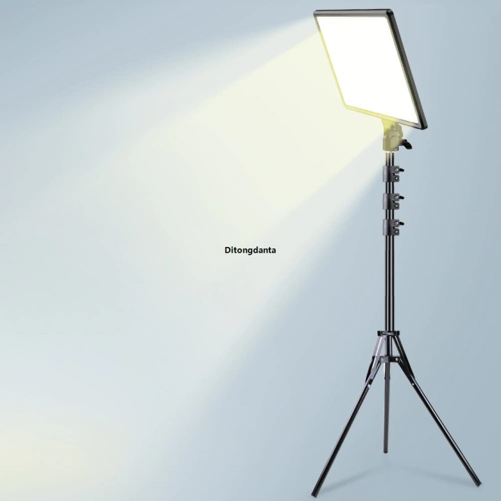 Diffuser%20Light%20with%20Vertical%20Strap%20Tripod%20Square%20Light%20Panel%20Light%2019RL%20LEDa%20Video%20Photography%20Light%20-%20Image%202