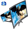 12/14 inch Smartphone 3D Screen Video Magnifier Curved Enlarged Phone Movie Amplifying Projector Stand Bracket Phone Amplifier. 