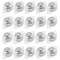 Metal Steel Swivel Ball Caster Wheel Universal Eye Round Wheel. 