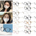 Prescription Light Blush Glasses Trendy Blush Tinted Super Light Anti-blue Light Glasses Fashionable Anti-glare Makeup-free Glasses for Daily Wear Office Use Screen  Gaming Students. 