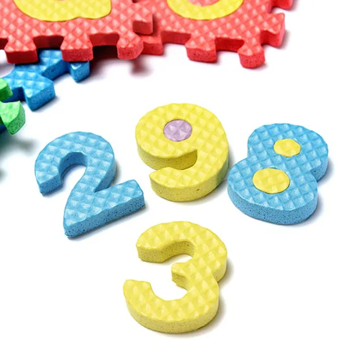 36Pcs/Set%20Puzzles%20EVA%20Foam%20Mat%20Alphabet%20Letters%20Numbers%20Puzzle%20Children%20Intelligence%20Development%20Bath%20Water%20Floating%20English%20Alphabet%20Toys%20-%20Image%203