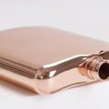 Rose Gold 6 Oz Stainless Steel Hip Flask Flask for Alcohol Bottle Liquor Bottle Groomsmen Gifts with Funnel. 