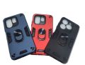 INFINIX SMART 8/HOT 40I & INFINIX SMART 9/SMART 9 HD/HOT 50I Hard Shockproof Armor Back Cover with Finger Ring Back. 