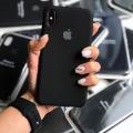 OG Premium Silicone Case - (Black) For iPhone 6s 7 8 Plus Xs SE 2020 11 12 13 14 15 16 Pro Max Back Cover For Girls Boys. 