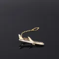 Fashion Gentleman Jewelry Accessories Wedding Gifts Airplane Shape Aircraft Clips Men Tie Clip Shirt Tie Pin Necktie Clip. 