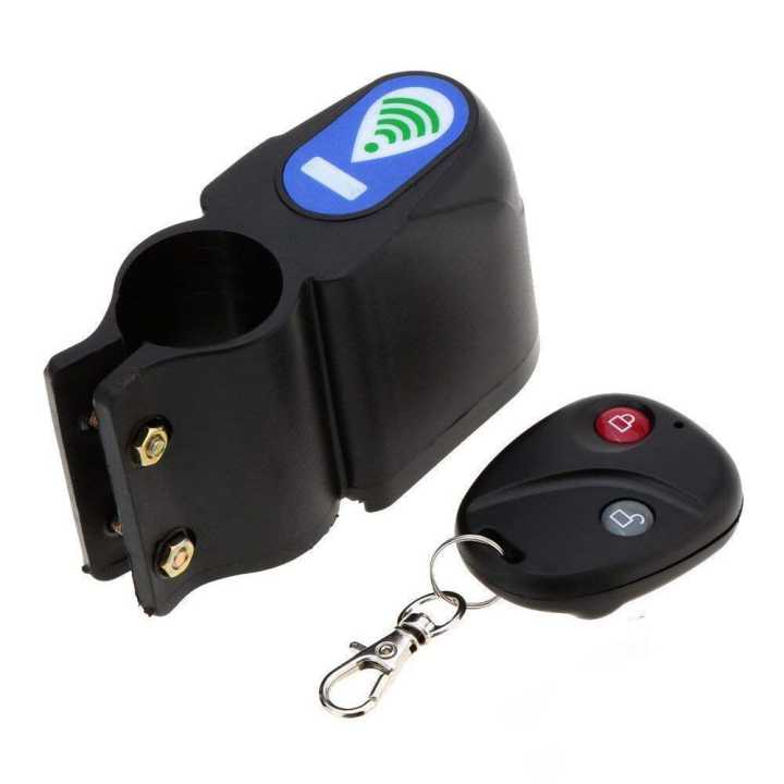 Re mote Con trol Bike Alarm Lock Wi-reless Security System Anti-Theft Bicycle Lock