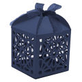 50pcs Wedding Cake Laser Cut  boxes Party  Sweets  Candy Chocolate Decorative  Gift  Box. 