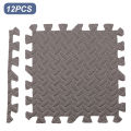 Migeet 12pcs EVA Foam Mat Interlocking Foam Tiles Playground Flooring Puzzle Mat Multiple Colors Anti-Skid Mat with Finishing Border. 