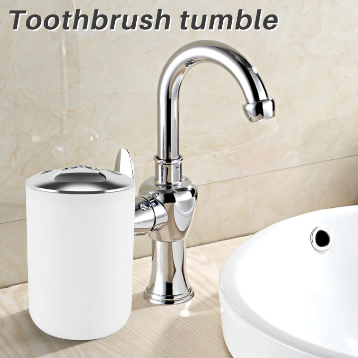 4%20Pcs%20Plastic%20Bathroom%20Accessory%20Set,Bath%20Toilet%20Brush%20Accessories%20Set%20with%20Toothbrush%20Holder,Toothbrush%20Cup%20-%20Image%204