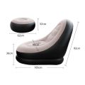 INTIME YT-125 Premium Inflatable Ultra Lounge Relaxing Air Sofa Seat Chair With Small Foot Rest Lounge. 