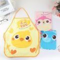 Cute Cartoon Children Arm Sleeves Apron Waterproof Kids Art Painting Cooking Baking Kitchen Aprons. 