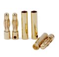 4.0mm 4mm Gold Plated Bullet banana Connector RC Part Connector Battery ESC Bullet Connector Cp4077   L. 