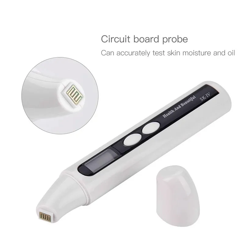 Portable Digital Monitor Detector Skin Sensor Face Skin Moisture