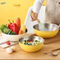 Mixing Bowl Stainless Steel Soup Bowls for Dining Table Kitchen Noodles. 