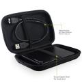 WD Original Shockproof Hard Drive Carrying Case - EVA Protective Travel Pouch for Western Digital My Passport External HDD - Black. 