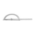 NYT Protractor Ruler Stainless Steel Angle Measure Tool 2 In 1 Goniometer Finder Gauge And Set For. 