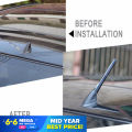 【Miga Plaza】 Yingdd 4.7inches Universal Car  Carbon Fiber FM  Antena Auto Refitting Tool【Fast Delivery】. 