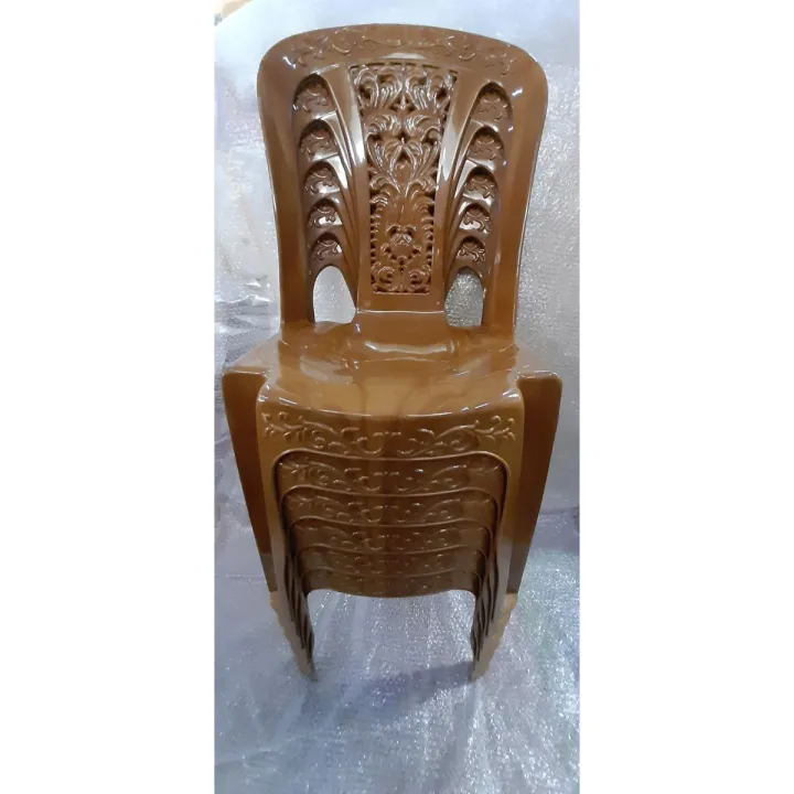 Piyestra Plastic Dining Chairs 6 Pieces