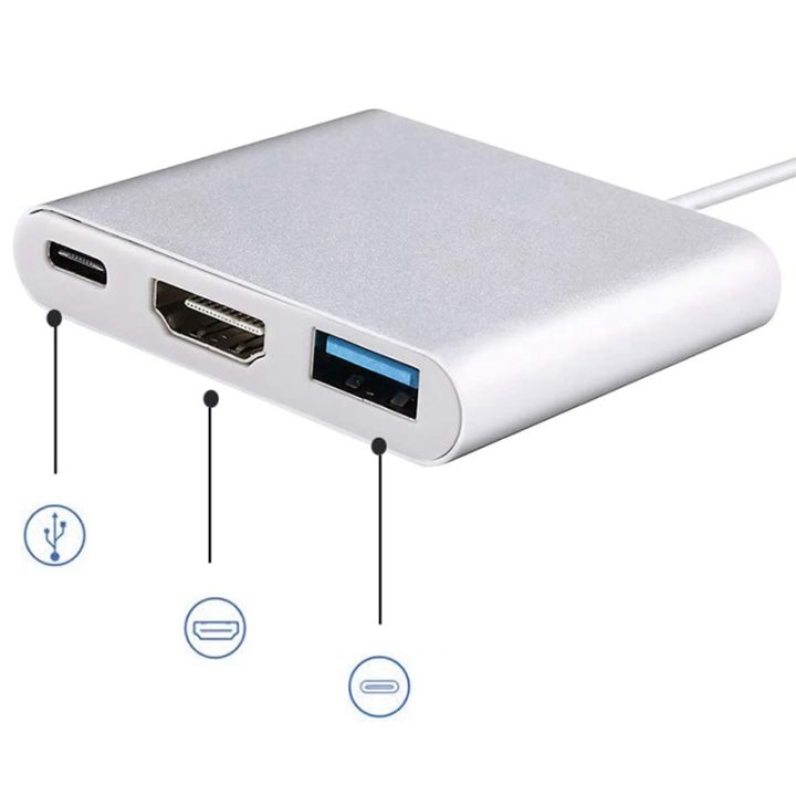 USB%20C%20to%20HDMI%20Adapter,%203%20in%201%20Multiport%20USB%20Type%20C%20to%204K%20HDMI,%20USB3.0%20and%20USB%20C%20Power%20Delivery%20Port%20Converter%20Compatible%20-%20Image%208