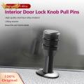 SuperRide Car Door Latch Premium Aluminum Car Door Lock Knobs Enhance Car's Interior with Stylish Anti-deformed Door Latch Pull Pins Car Door Lock Pin Cover. 