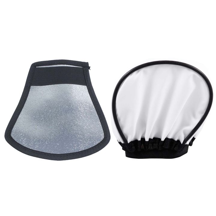 Softbox Flash Bounce Diffuser Speedlight for Yn560 Ii III -565 -468 -467 Yn460 & Flash Diffuser Silver/White Reflector for Speedlite SB-600,SB-800,Black Silver