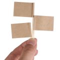 200 Pack Blank Toothpick Flags Kraft Paper Flag Picks Cheese Markers for Cupcake, Food, Fruit, Party Decorations. 