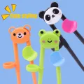 1/3Pair Cartoon Animal Eating Safety Kids Practice Chopsticks Tableware Beginner Learning Training Chopsticks. 