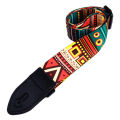 Guitar Shoulder Strap Synthetic Leather Ends Guitar belt for Acoustic/ Electric/ Classical Guitars. 