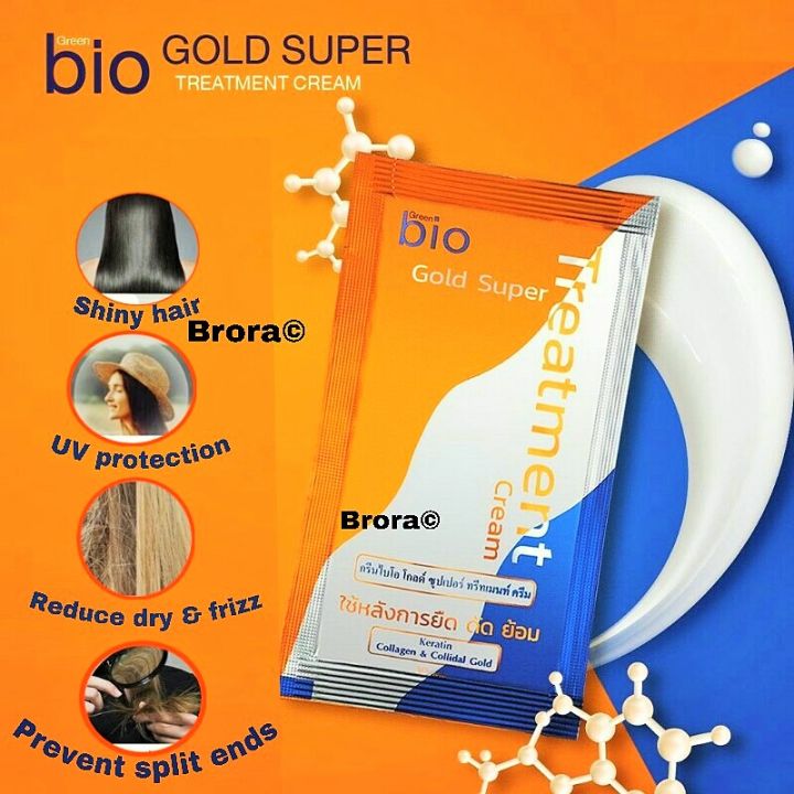 Green Bio Gold Super Hair Treatment Cream - 2 Pcs